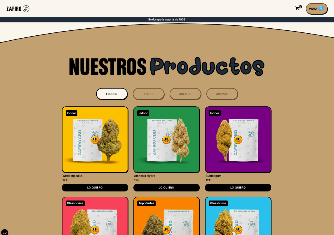 Categoría Hash en Zafiro Premium